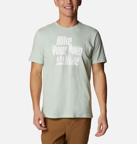 Columbia Alpine Way T-Shirt Men Green USA (US68692)